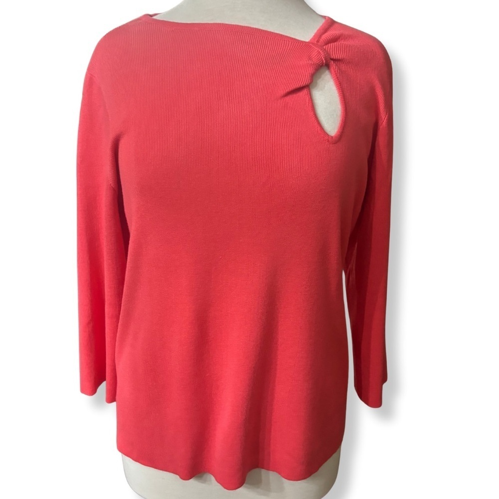 Philosophy Republic Clothing Coral Knit Cutout Top XL